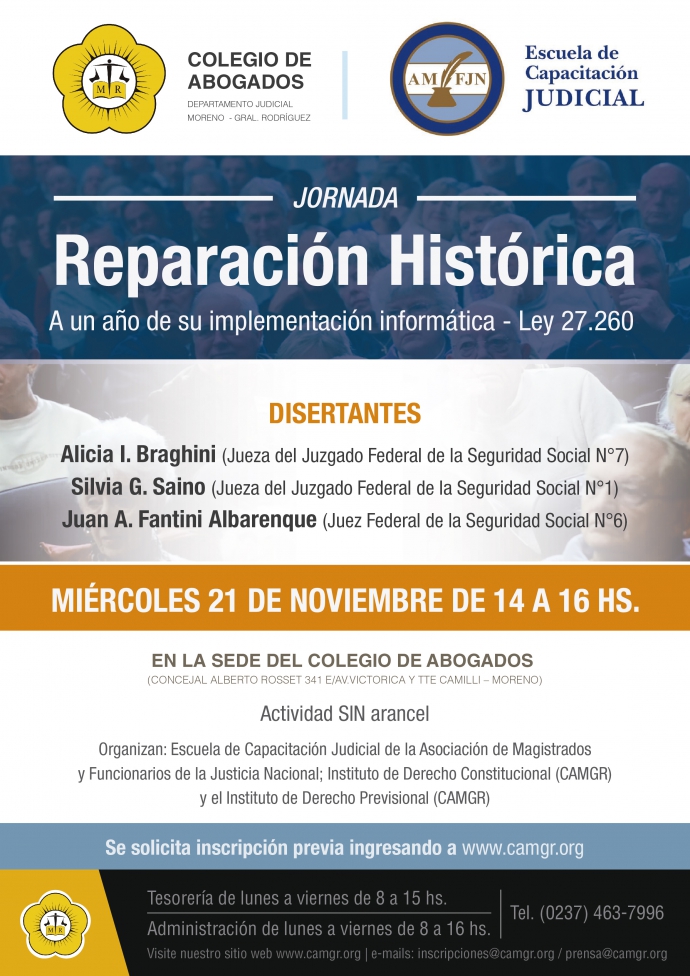 REPARACIÓN HISTÓRICA